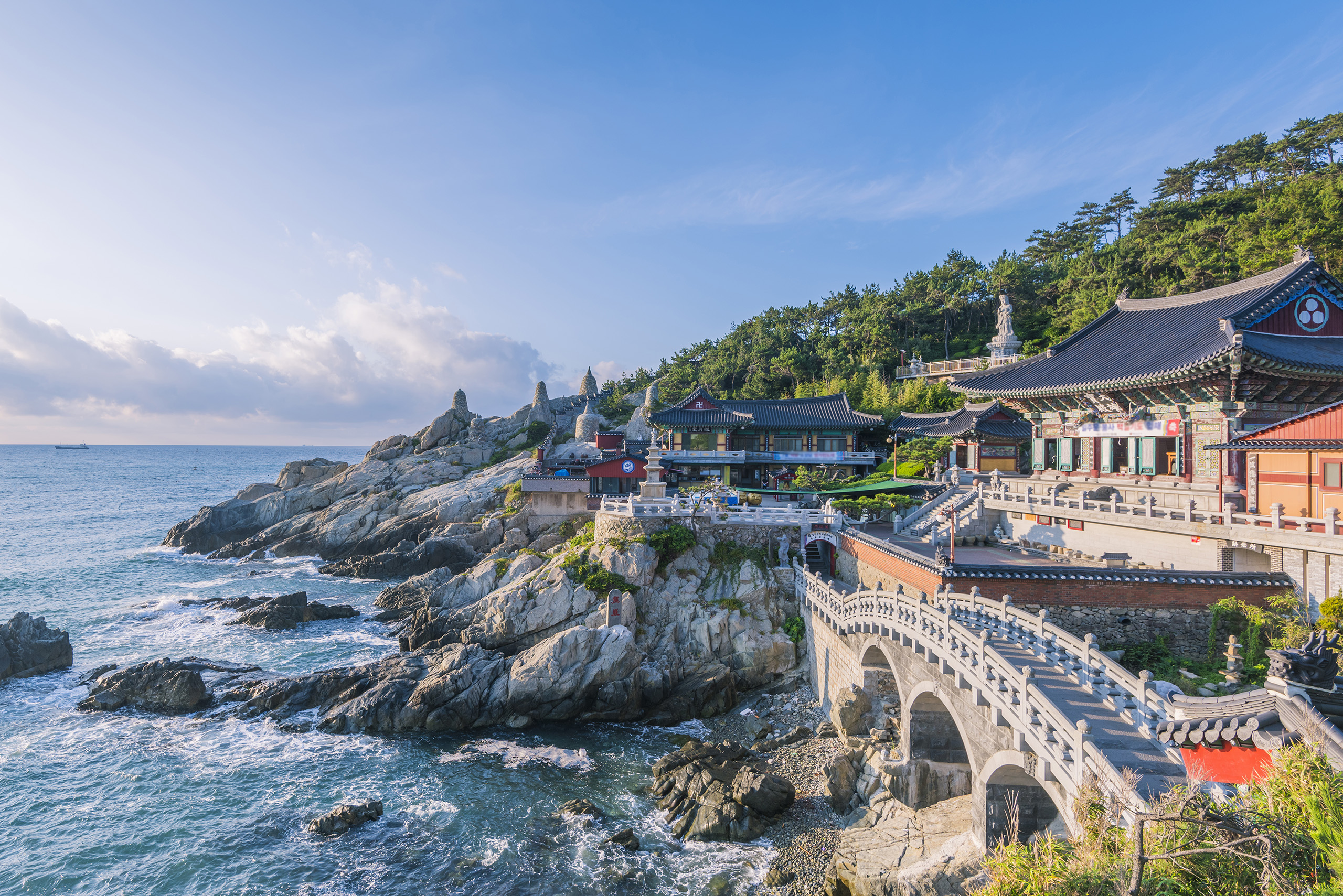 Haedong Yonggungsa Temple in Busan, South Korea.